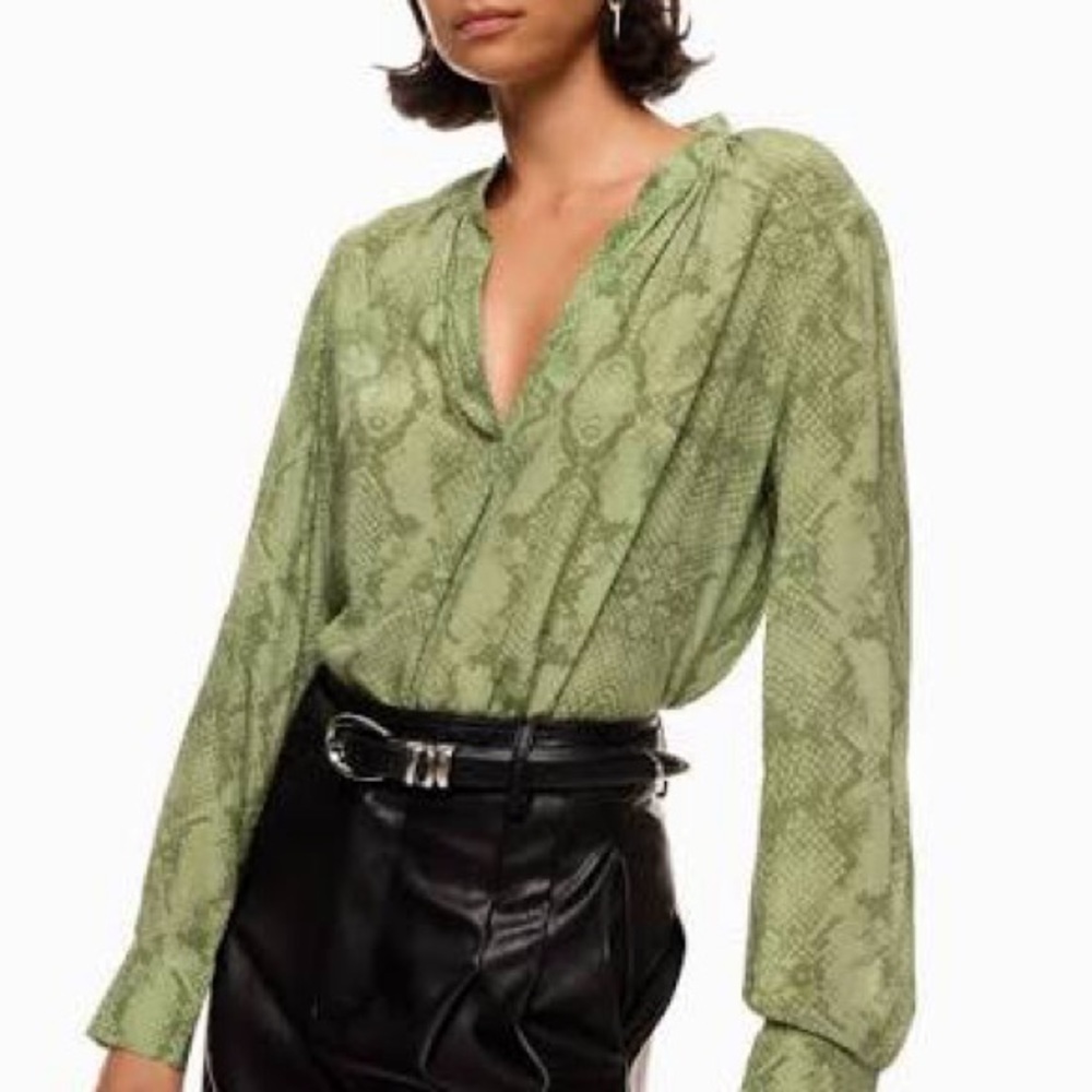 Tink Python Print Popover Shirt - Picture 3 of 3